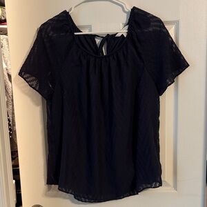 Elegant Black Women's Top